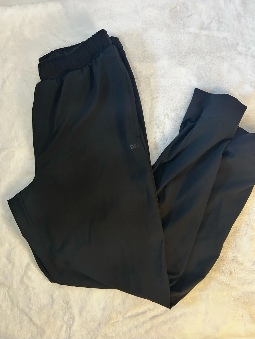 DSG Men’s Black Athletic Jogger Pants Small Active Training Gym Stretch
